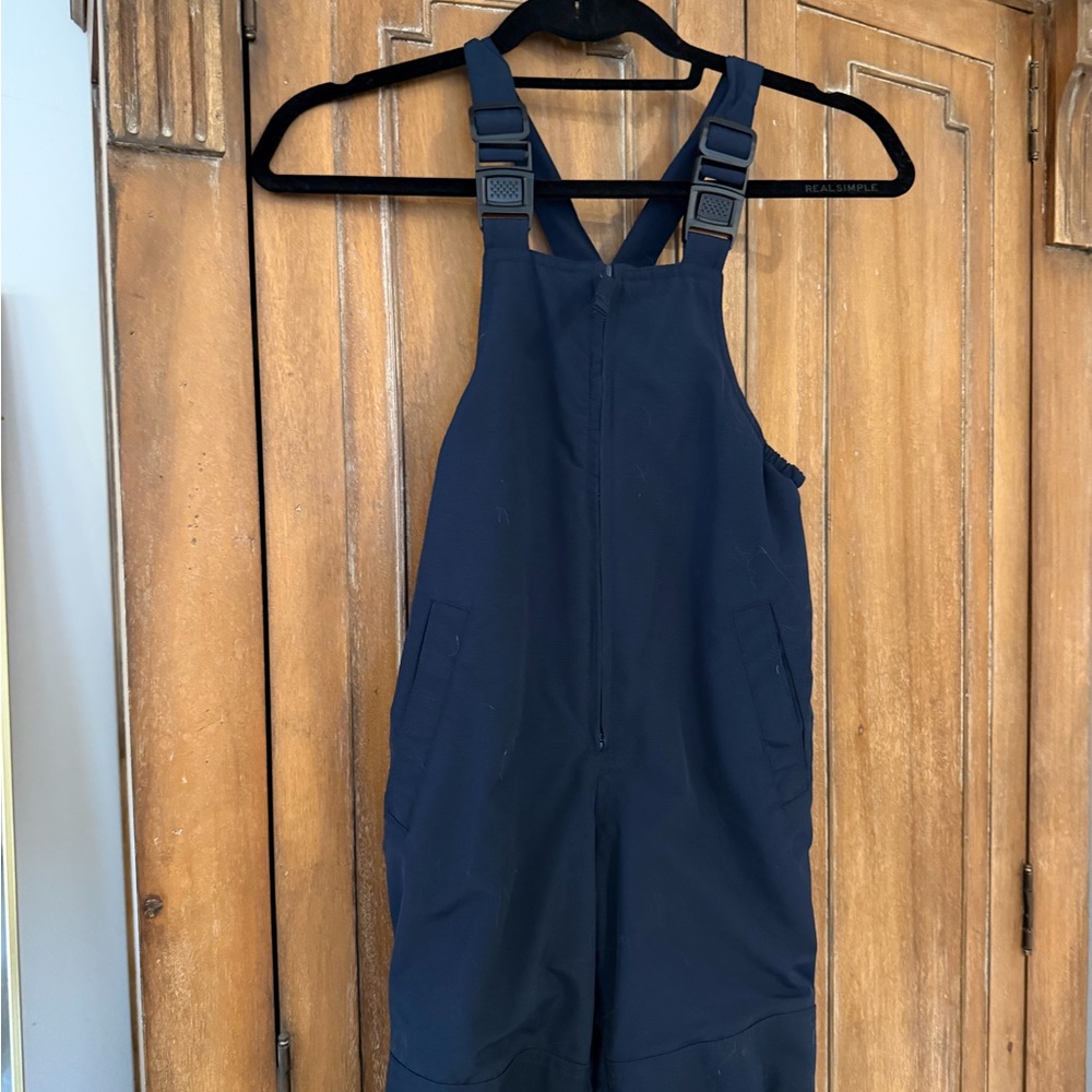 Lands’ End Kids Navy Insulated Winter Snow Bib size 5